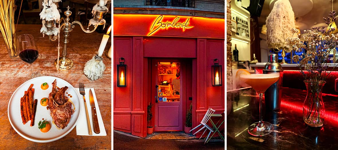 Devanture du restaurant La Bombarde à Paris, un lieu chaleureux proposant une cuisine généreuse et une ambiance conviviale.