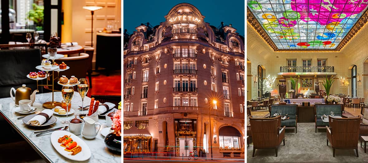 Cadre luxueux du Lutetia à Paris pour savourer un tea time d’exception dans un salon historique.