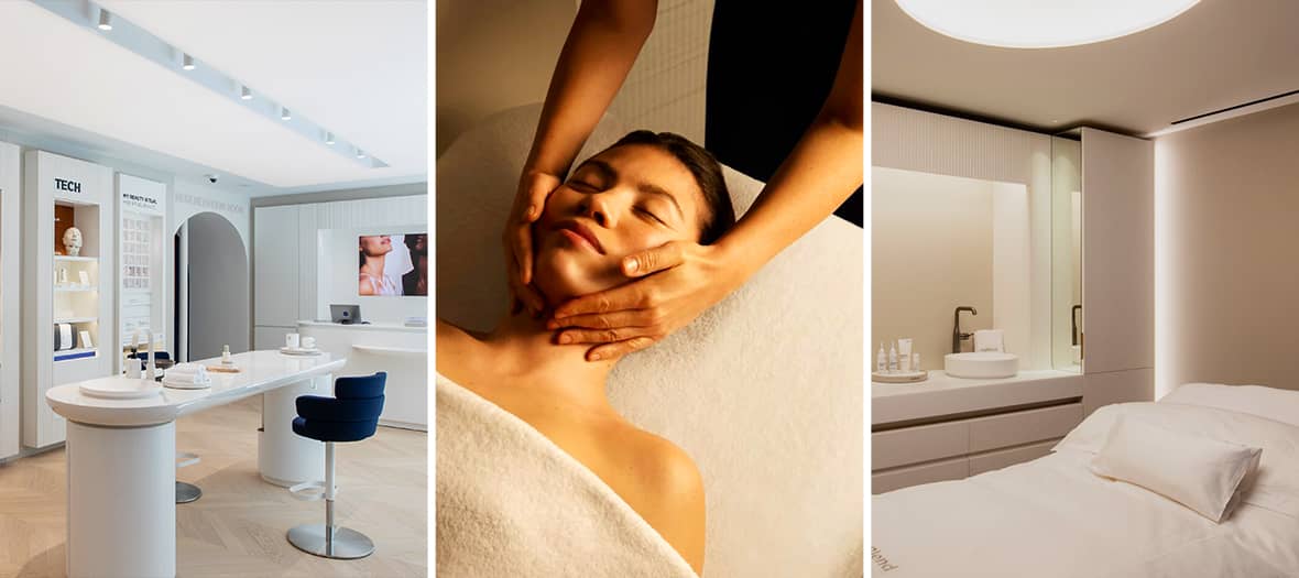 Soin Hydrafacial chez MyBlend &agrave; Paris, combinant haute technologie et protocole sur mesure pour un r&eacute;sultat imm&eacute;diat.