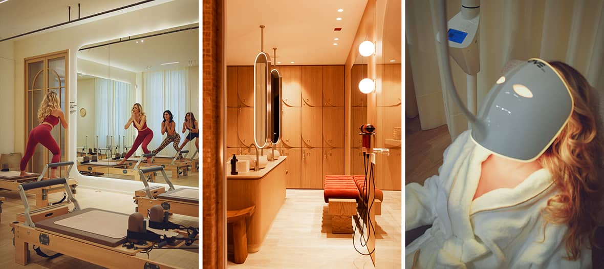Cours de pilates et espace bien-être chez Ora Studio à Paris, centre dédié au sport et à la relaxation.