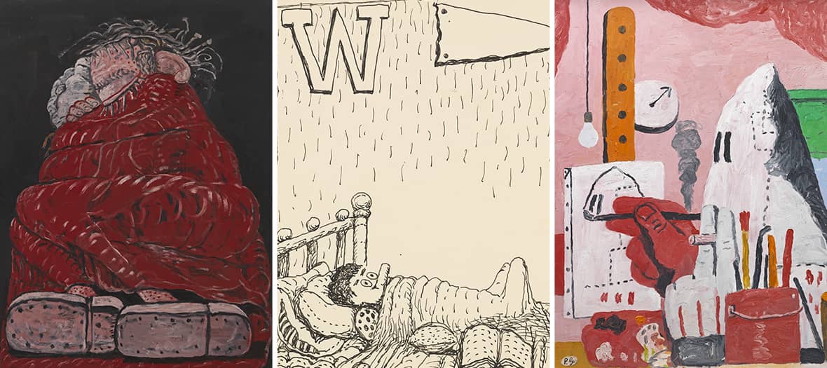 Œuvres de Philip Guston exposées à Paris dans L’ironie de l’histoire.