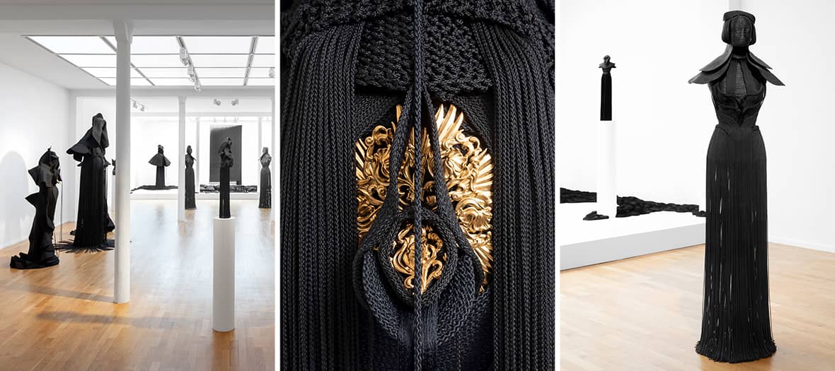 Sculptures textiles et créations de Jeanne Vicerial en exposition à Paris