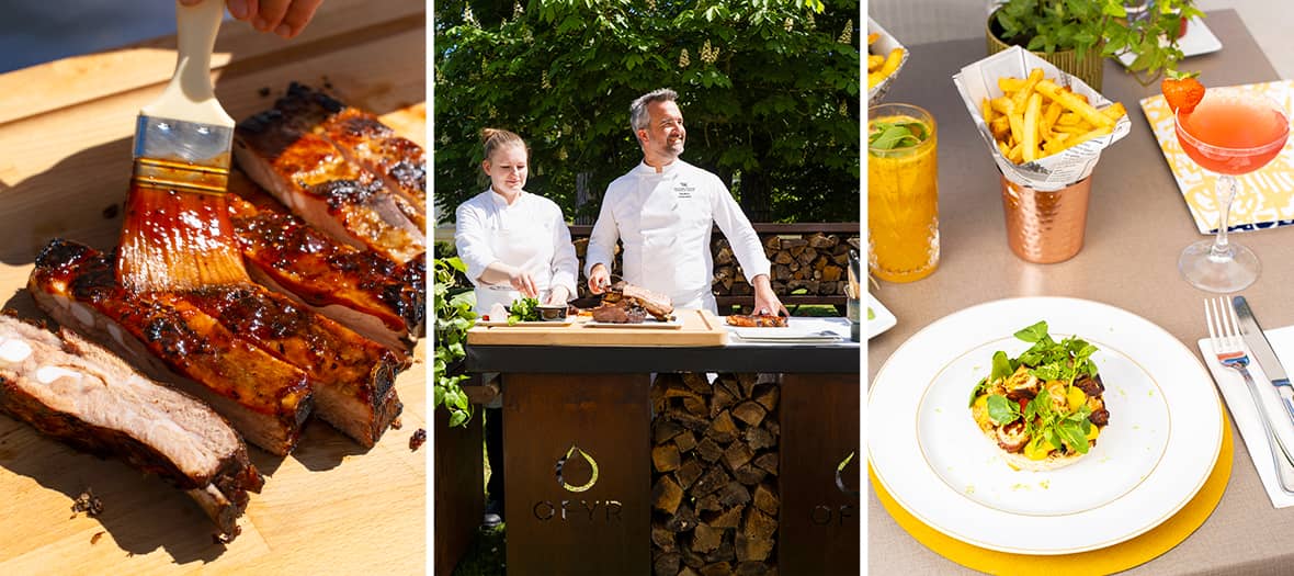 Dîner éphémère au Waldorf Astoria Versailles avec barbecue gourmet et terrasse estivale — été 2025