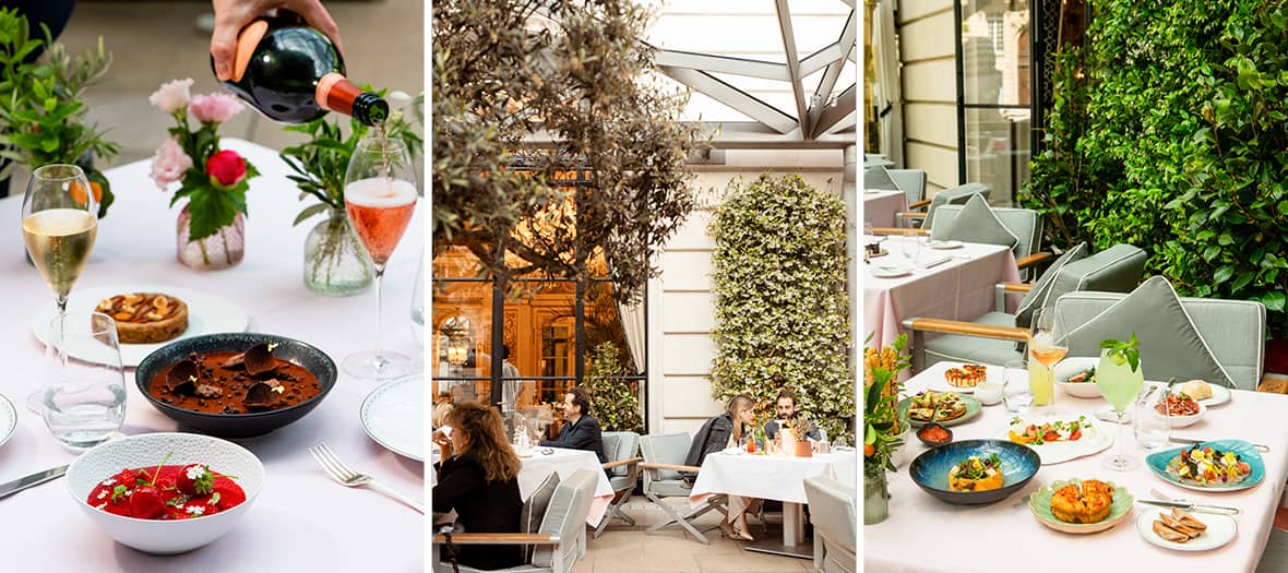 Déjeuner en terrasse du Peninsula Paris avec vue sur la Tour Eiffel — restaurants éphémères été 2025