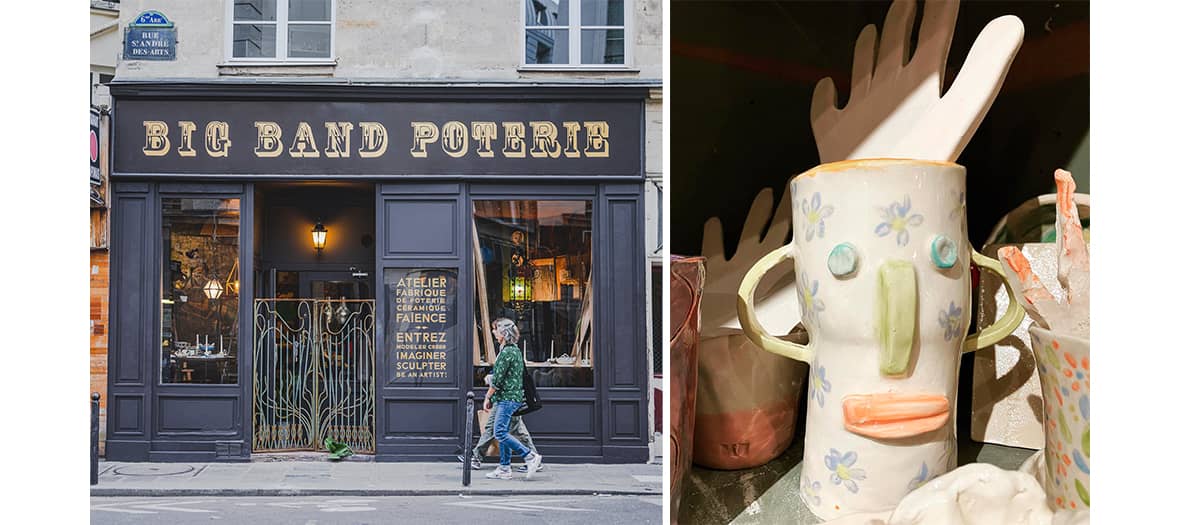 Big Band Poterie, l’adresse arty du Marais pour sculpter et peindre ses créations en argile dans un esprit vintage et original.