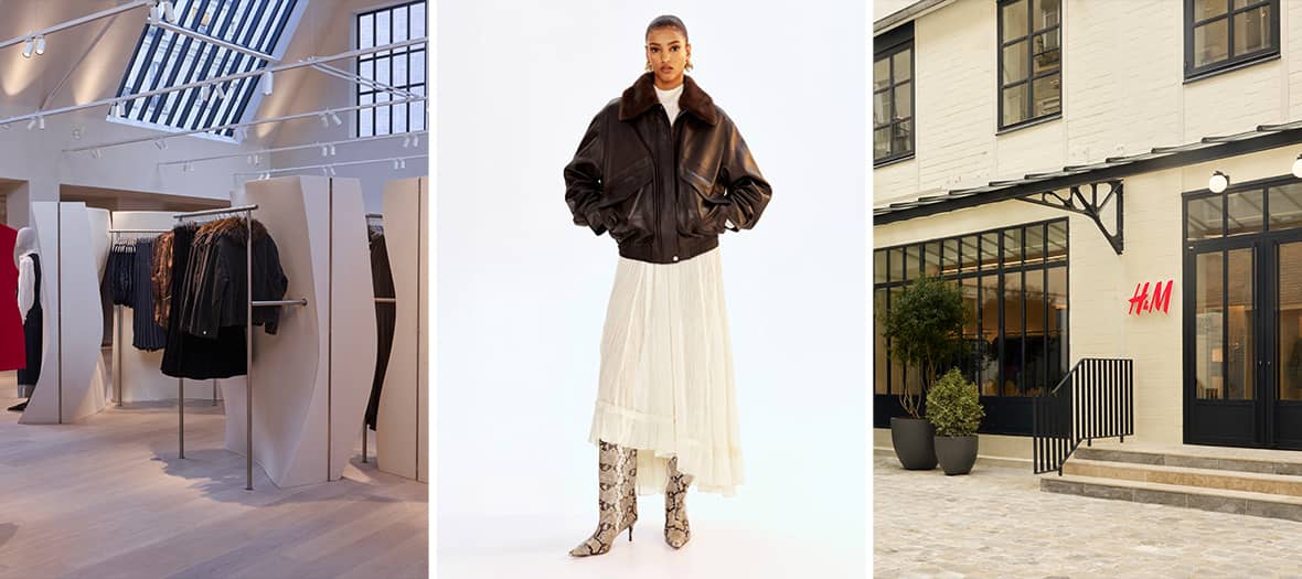 Boutique H&M du Marais à Paris, espace moderne proposant des vêtements stylés et accessibles.