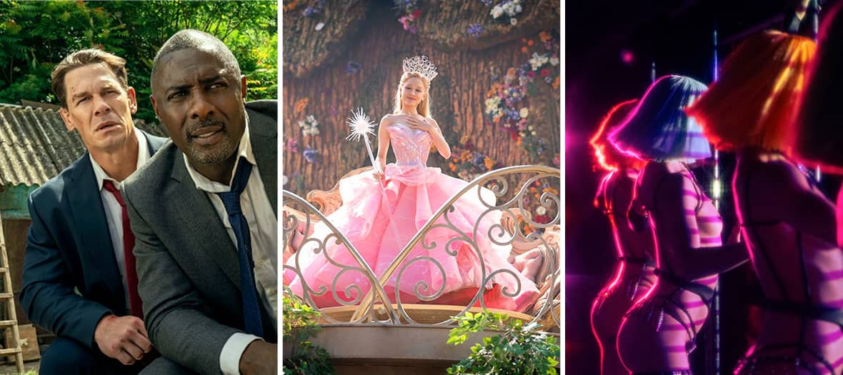 Montage des films à ne pas manquer en juillet 2025 : Head of State, Wicked et Crazy Horse, sélection Do It In Paris