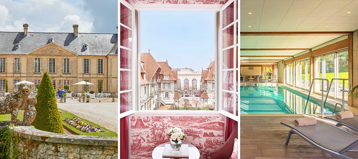 Sélection des plus beaux hôtels en Normandie avec vue sur château, piscine et ambiance cocooning