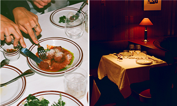 Plats du restaurant Cherry à Paris : pâtes, antipasti, viandes et spécialités italiennes revisitées dans une ambiance chic et chaleureuse.