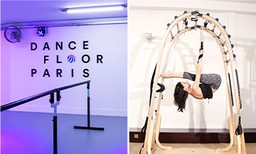 Salle de sport design à Paris équipée pour l’entraînement cardio et musculation.