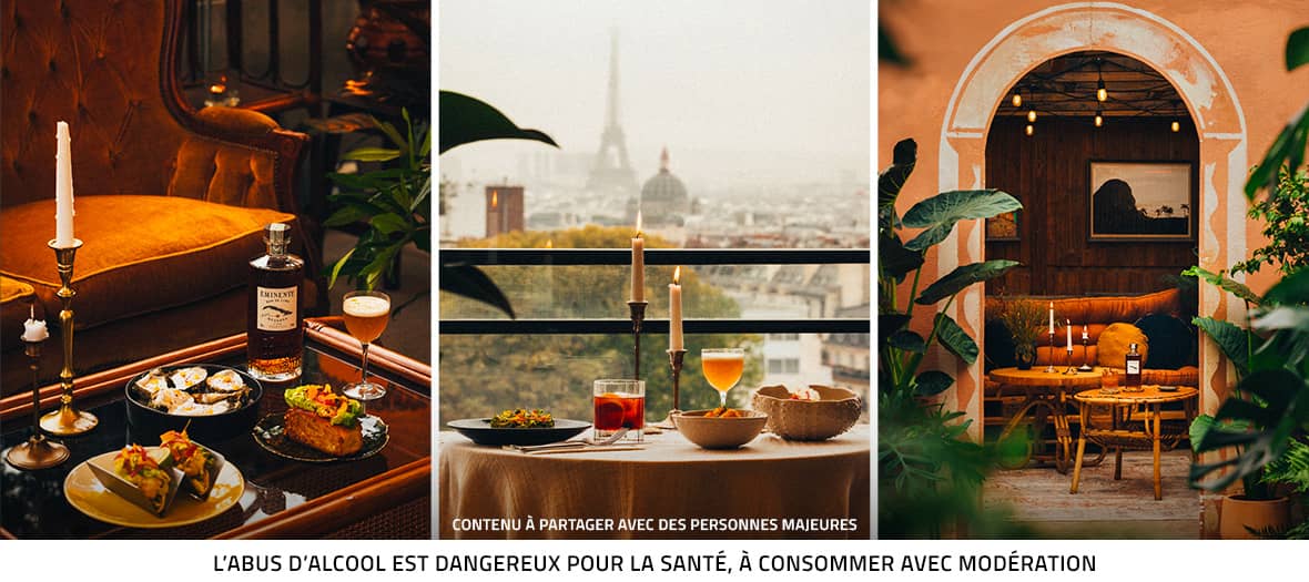 Expérience de dégustation de rhum Eminente avec vue sur la tour Eiffel à Paris