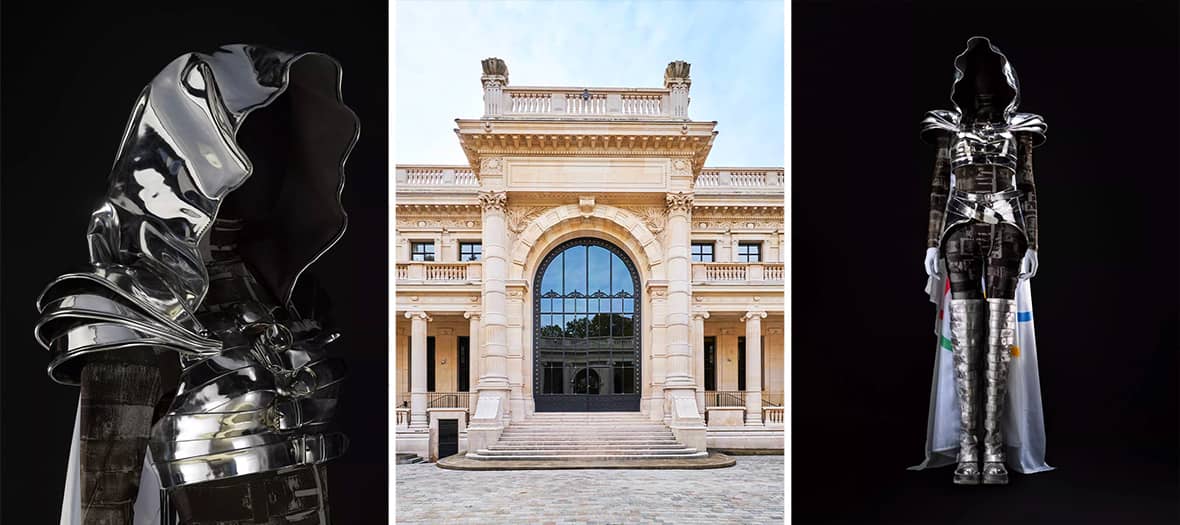 Exposition de mode au Palais Galliera à Paris avec costumes inspirés de l’univers futuriste et médiéval