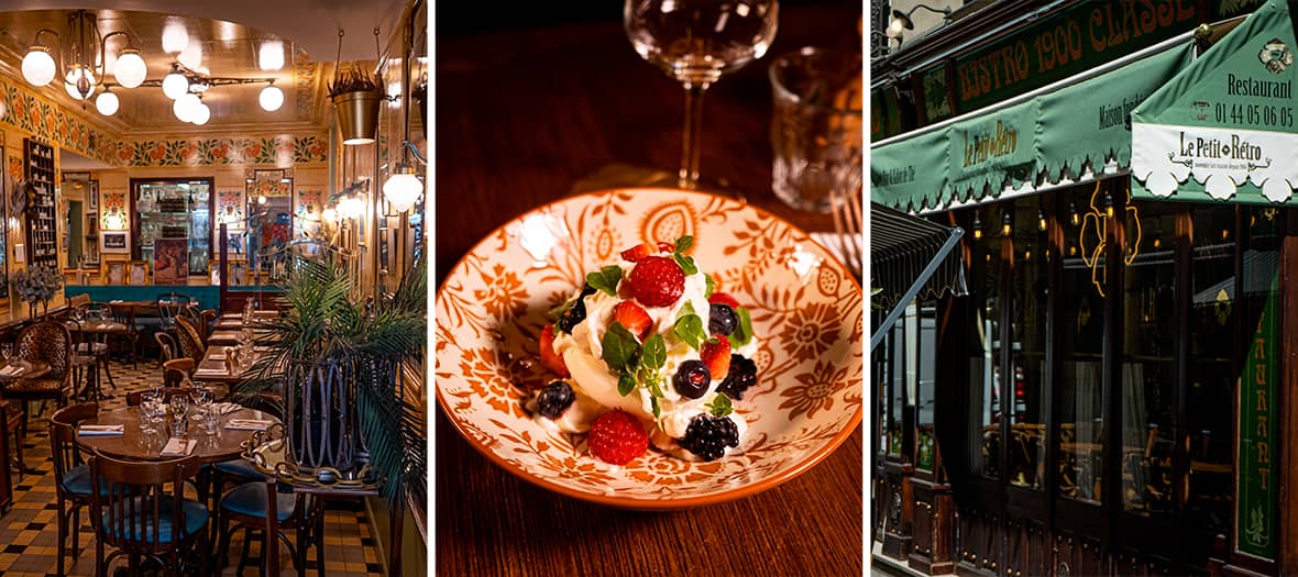 Décor Belle Époque et desserts gourmands au Petit Rétro dans le 16e arrondissement