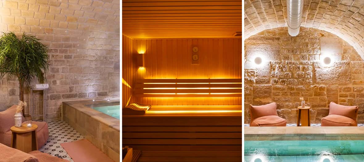 Détente absolue dans un spa en pierre à Paris lors d’un atelier bien-être Funbooker.