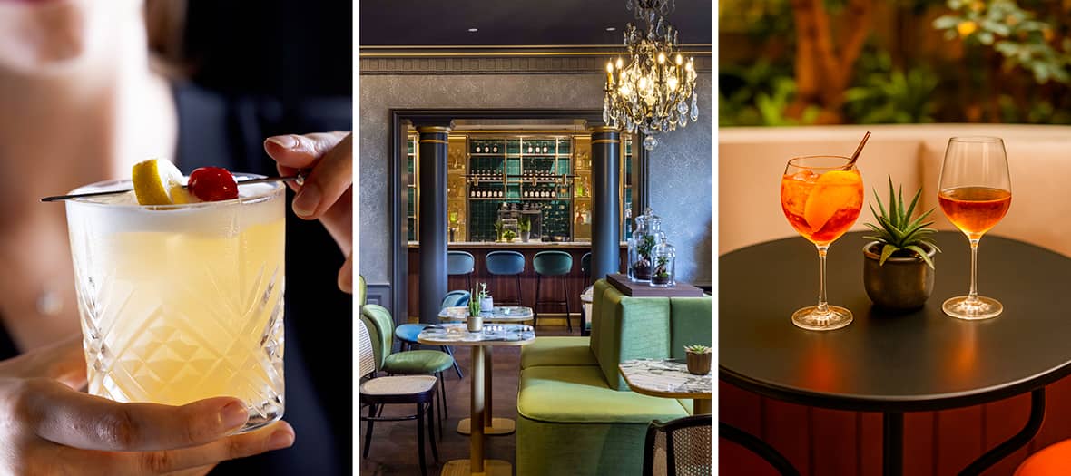 Dégustation de cocktails élégants au James Bar, adresse chic à Paris pour une sortie raffinée.