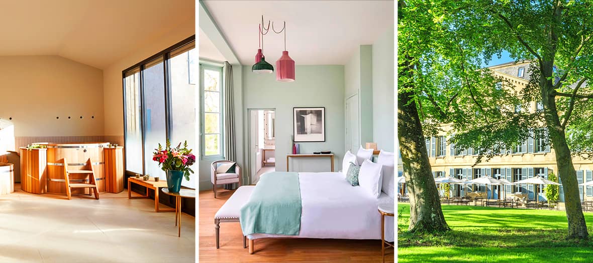 Domaine de Primard, hôtel 5 étoiles en pleine nature avec spa, chambres douces et grand parc arboré.