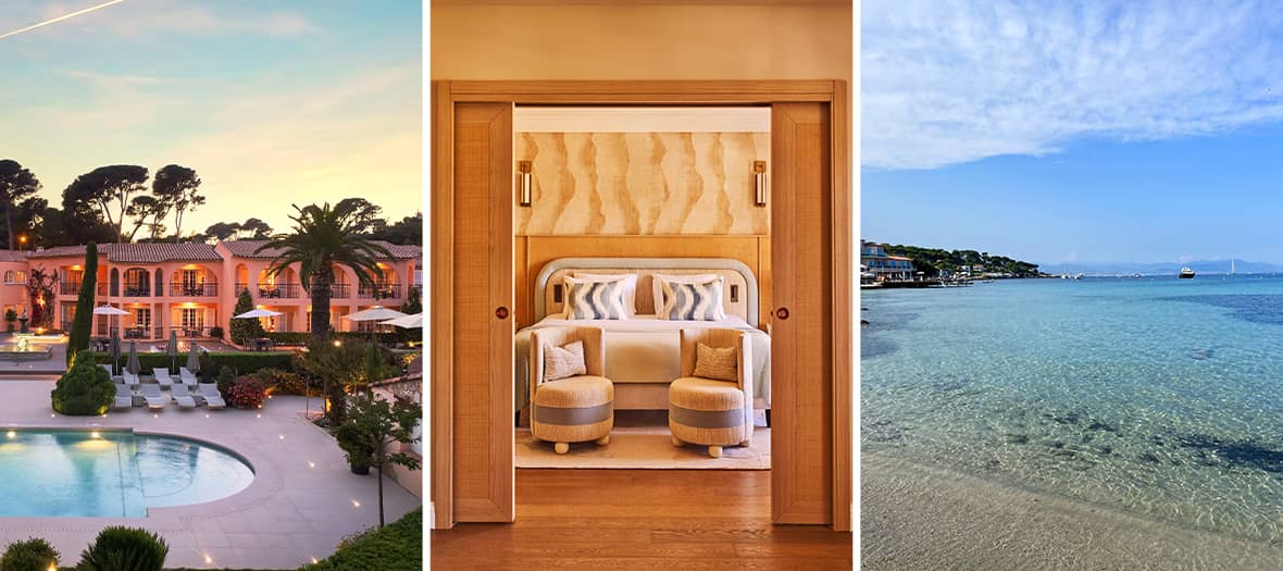 Hôtel Mirae à Saint-Tropez avec chambres élégantes, piscine et vue sur la Méditerranée
