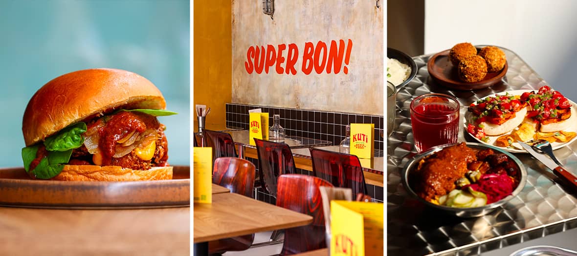 Burger au poulet frit croustillant chez Kuti, adresse street food &agrave; Paris