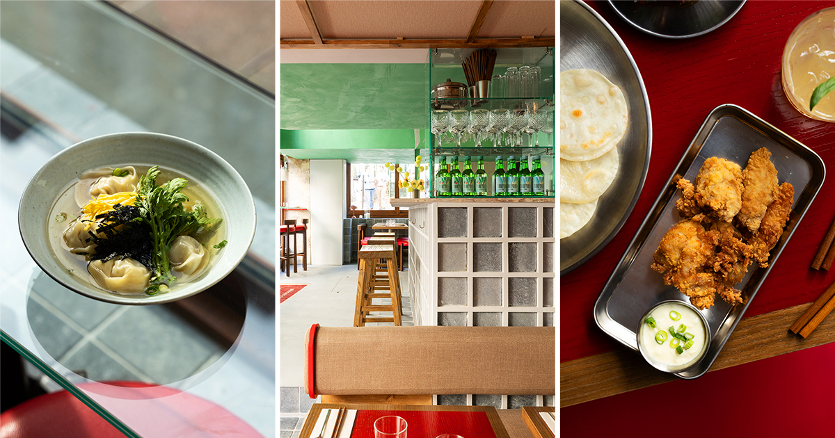 Hallyu Kitchen offre un cocktail et un plat de fried chicken aux ...