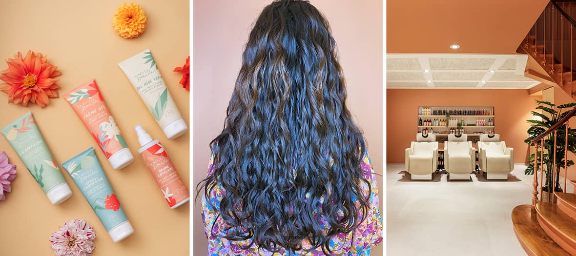 Produits capillaires naturels, chevelure boucl&eacute;e longue et salon de coiffure sp&eacute;cialis&eacute; dans les boucles &agrave; Paris 11