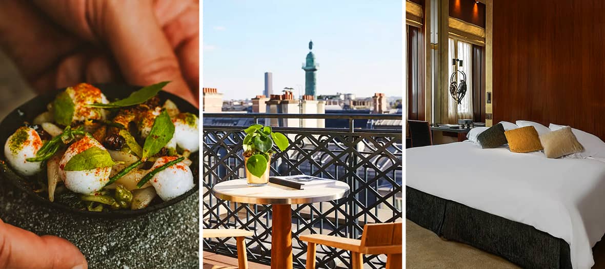 Le Park Hyatt Vend&ocirc;me dans le quartier de l'op&eacute;ra &agrave; Paris. 