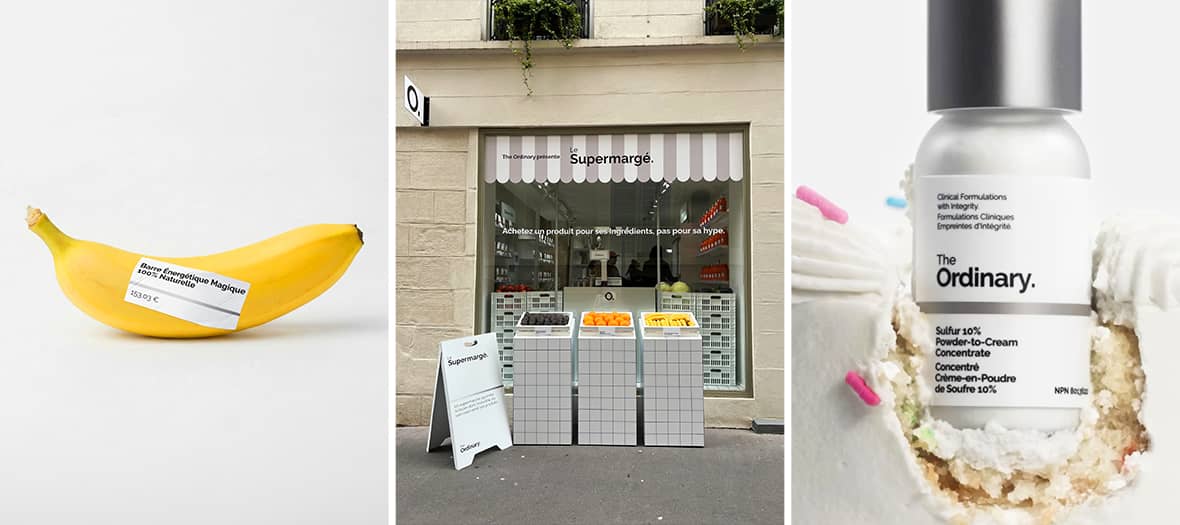 Supermarg&eacute;, le pop-up sign&eacute; The Ordinary dans le Marais.