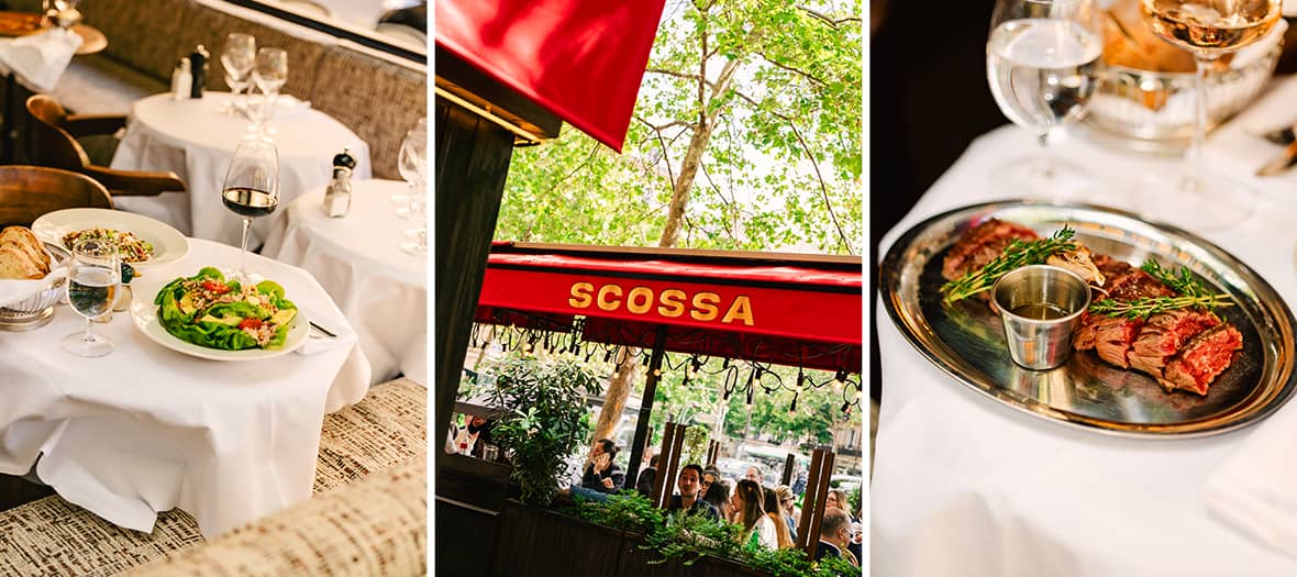 La brasserie Scossa dans le 16ème Place Victor Hugo.