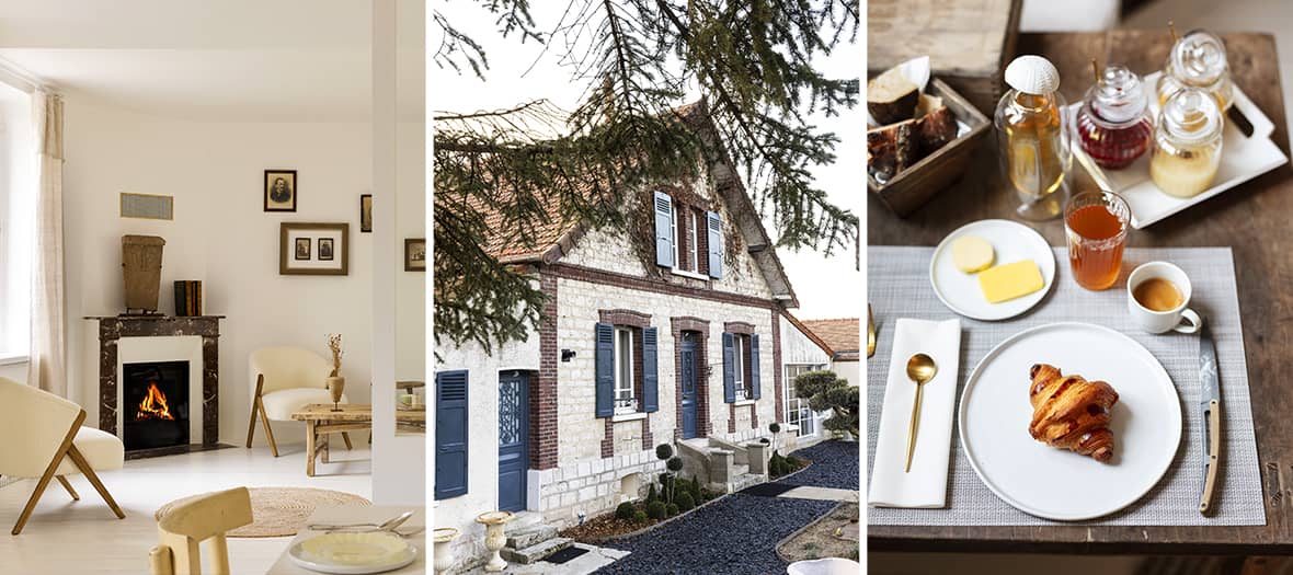 Maison d&rsquo;h&ocirc;tes &Ocirc; Plum&rsquo;art, &agrave; Giverny avec int&eacute;rieur cosy, fa&ccedil;ade normande et petit d&eacute;jeuner gourmand