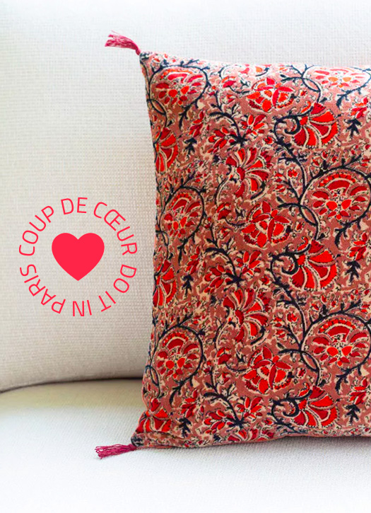 coussin velours linvosges