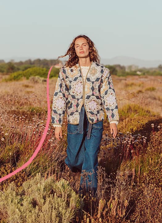 veste fleurie