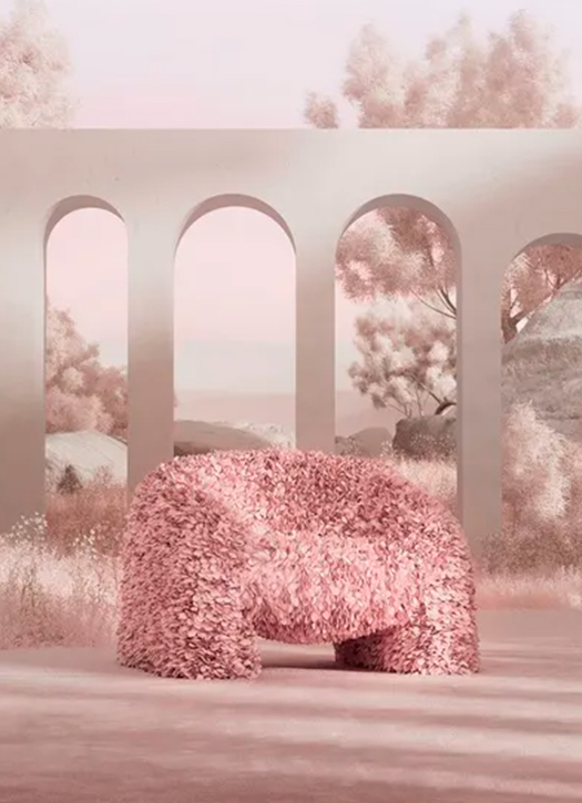 fauteuil Moooi rose 