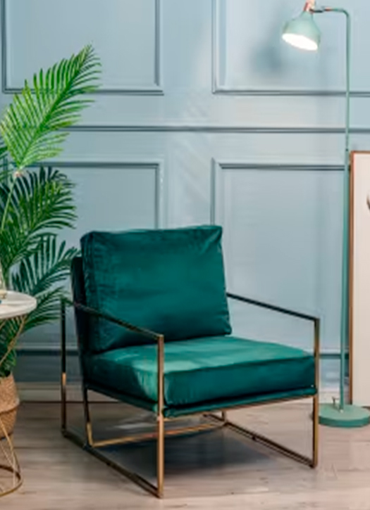 fauteuil vert maisons du monde