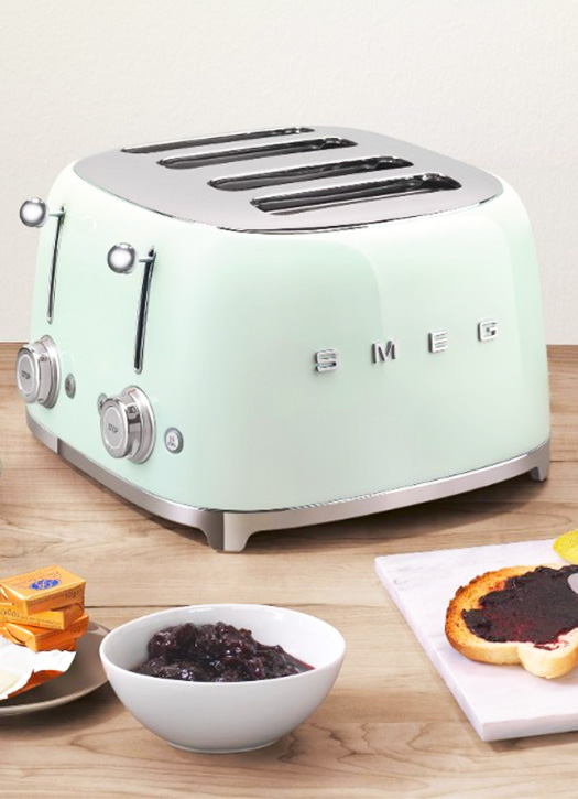 grille pain smeg bleu pastel