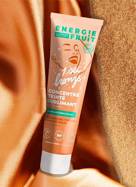 lait bronzant energie fruit