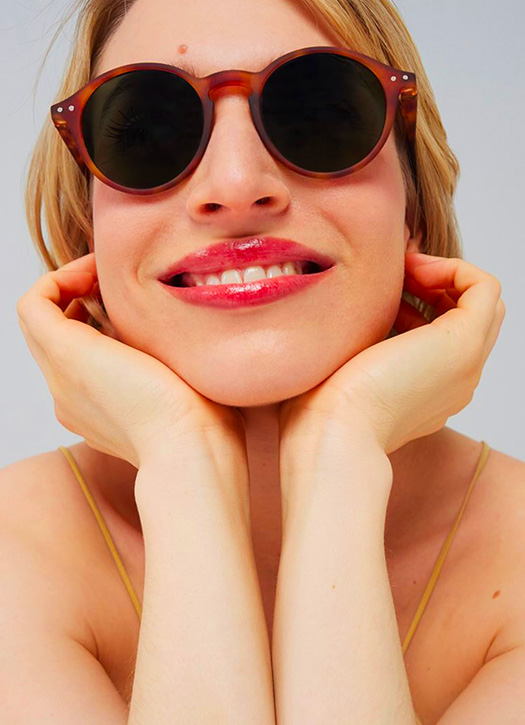 Des lunettes rondes