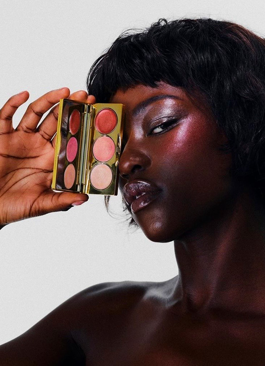 palette yeux les filles en rouje