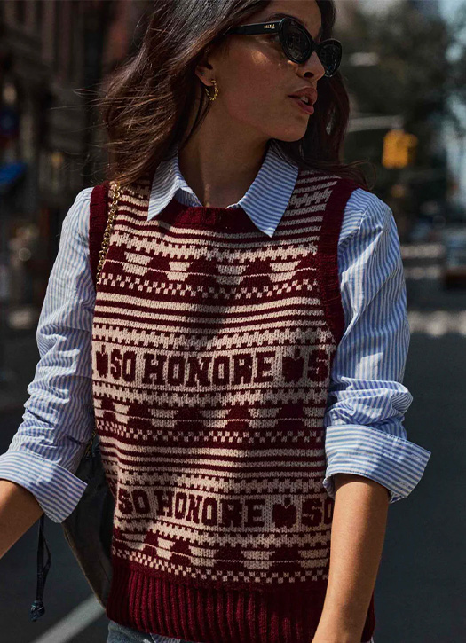 Un pull sans manche