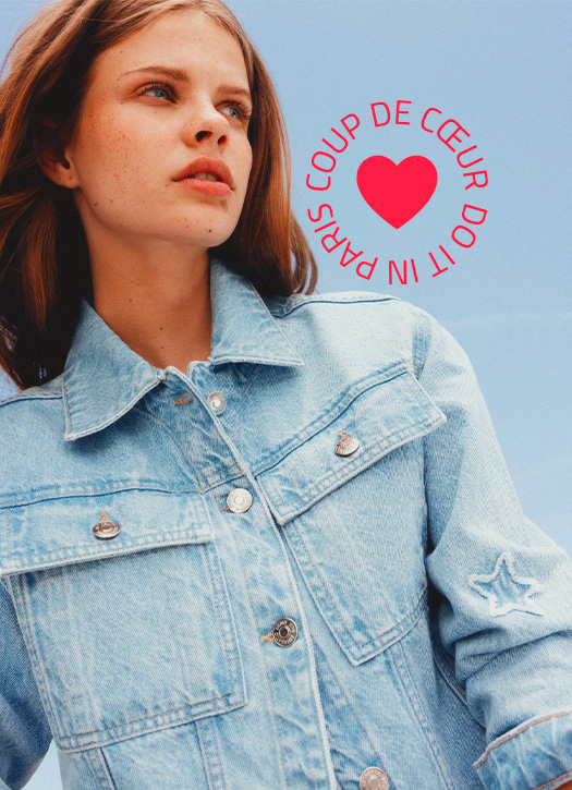 Une veste en jean
