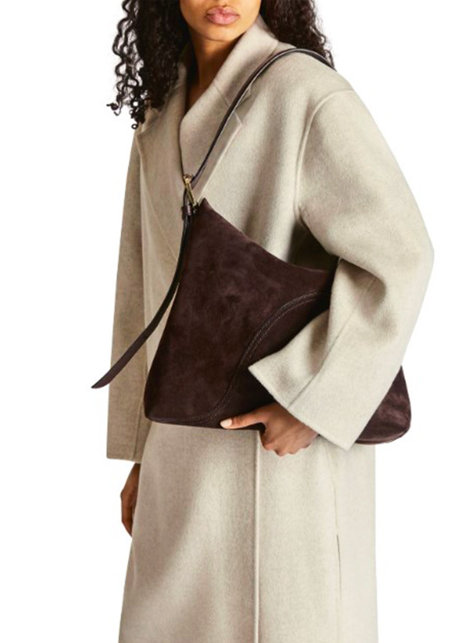 sac cuir velours
