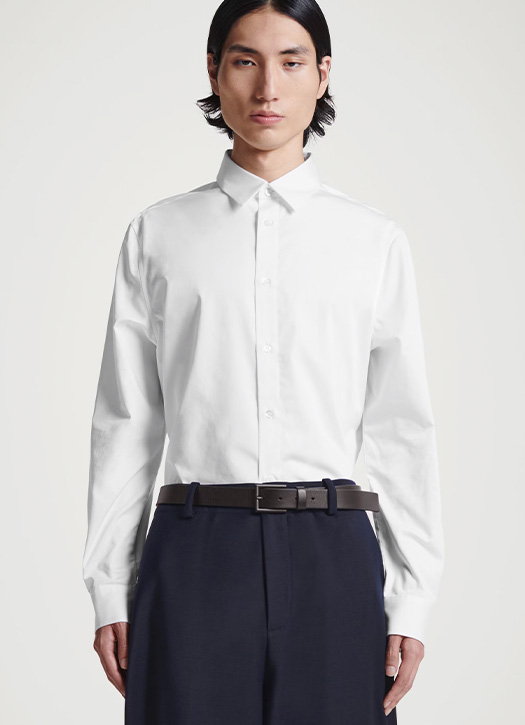 chemise popeline blanche