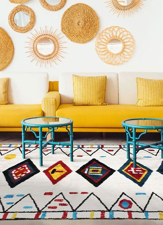 maisons du monde tapis berbere