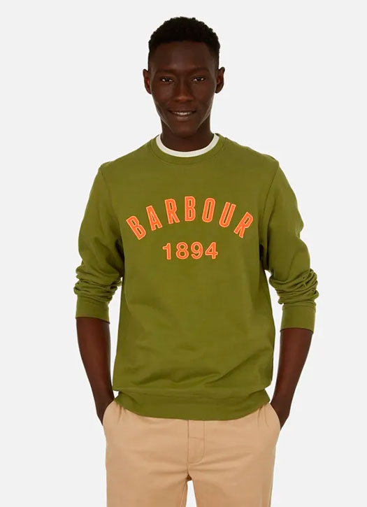 sweat vert barbour