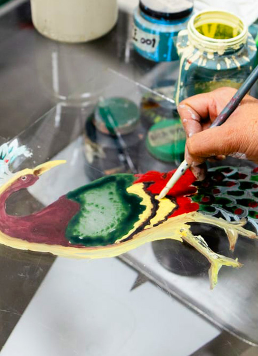 atelier peinture verre