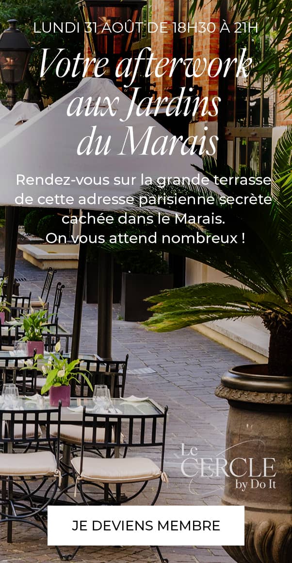 afterwork les jardins du marais