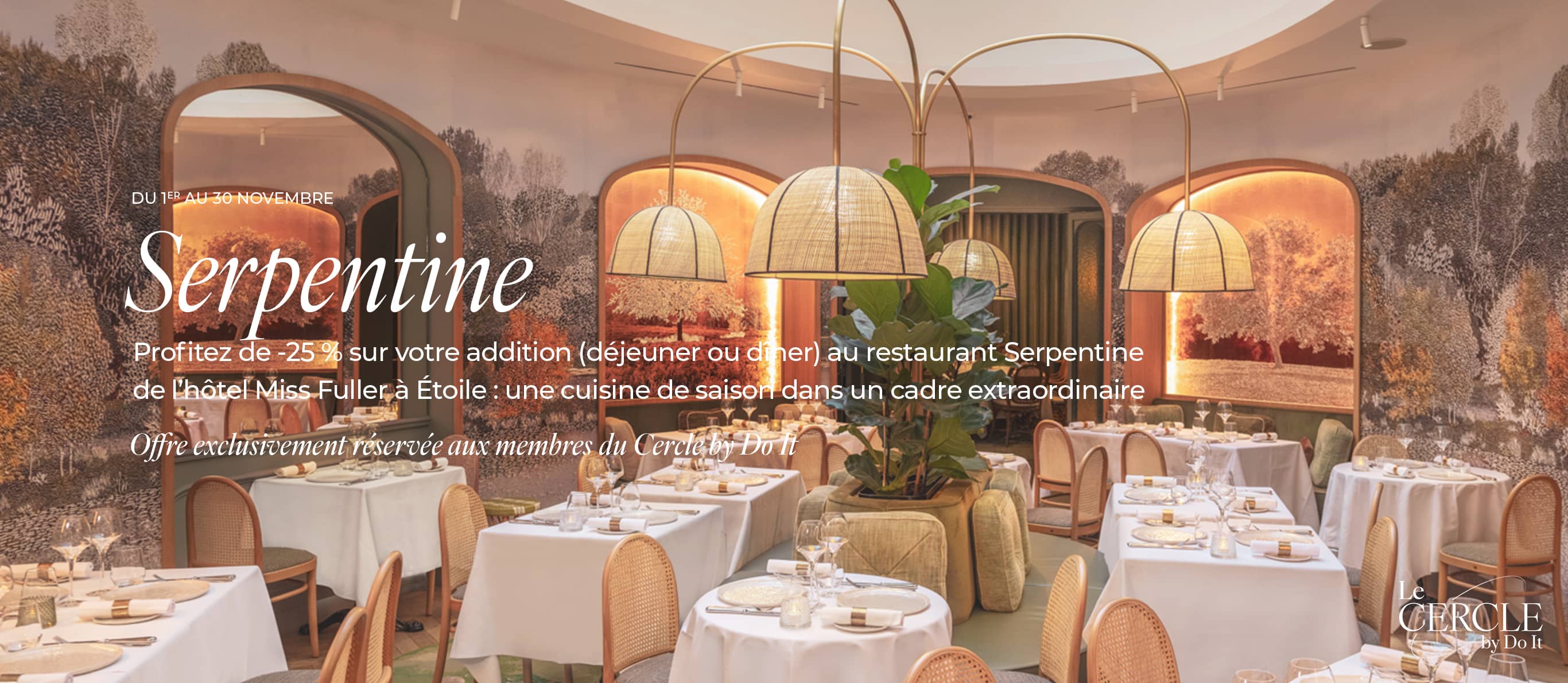restaurant serpentine cercle